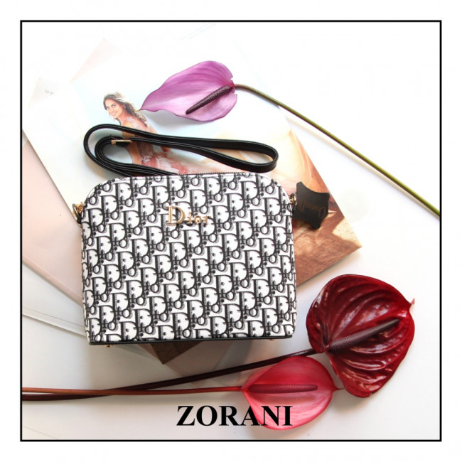 کیف رودوشی طرح دار ماندی سفید دیور