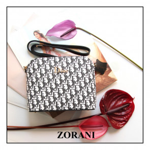 کیف رودوشی طرح دار ماندی سفید دیور